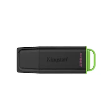 Kingston 256GB DataTraveler Exodia USB3.2 Gen 2 Flash Drive Black And Green