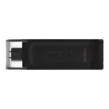 Kingston 64GB DataTraveler 70 USB-C 3.2 Gen 1 Flash Drive Black