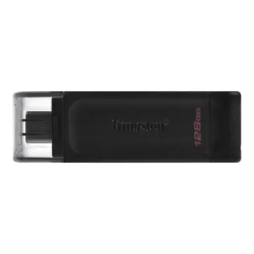 Kingston 128GB DataTraveler 70 USB-C 3.2 Gen 1 Flash Drive Black