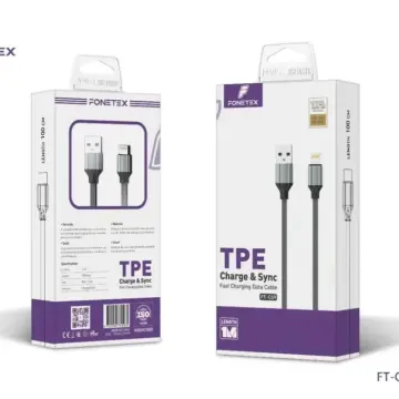 Snel Lader & Data Kabel – USB naar 8-pin – 1 meter – FT-C09