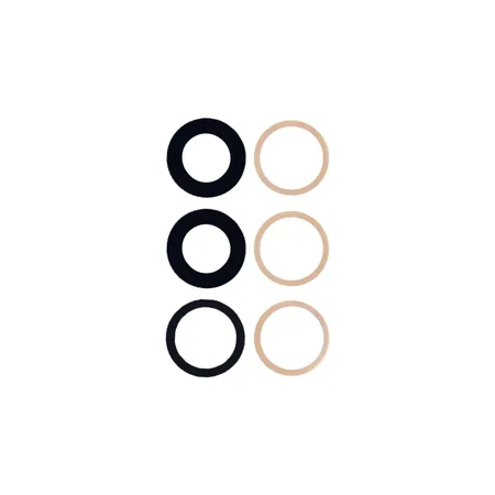 iPhone 17 Pro Camera Lens Cover Set Black (10pcs)