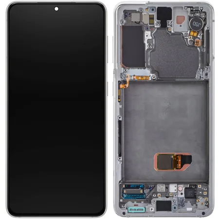 Samsung Galaxy S21 5G (G991B) (GH82-27256C) Display Complete (No Front Camera) – Phantom White