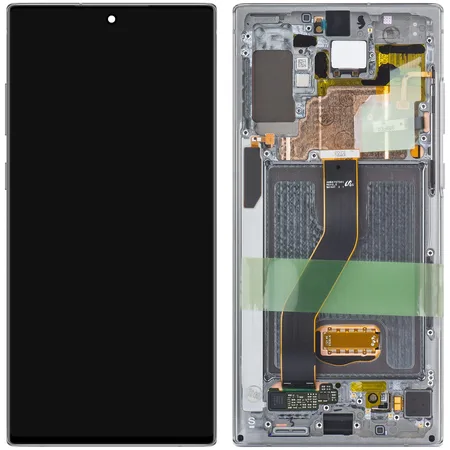 Samsung Galaxy Note 10 Plus (N975F) GH82-20838C Display Complete – Aura Glow / Silver
