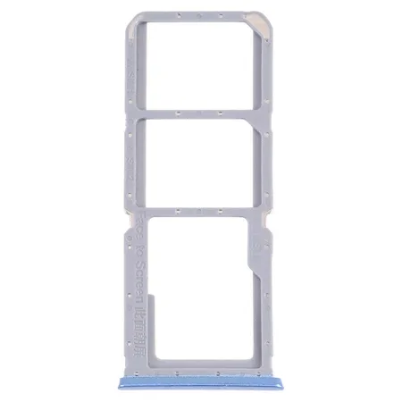 Oppo A54s (CPH2273) Sim Card + MicroSD Card Holder – Blue