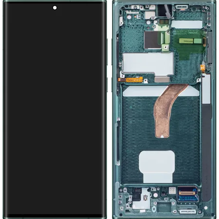 Samsung Galaxy S22 Ultra 5G (S908B) (GH82-27488D/GH82-27489D ) Display Complete – Green