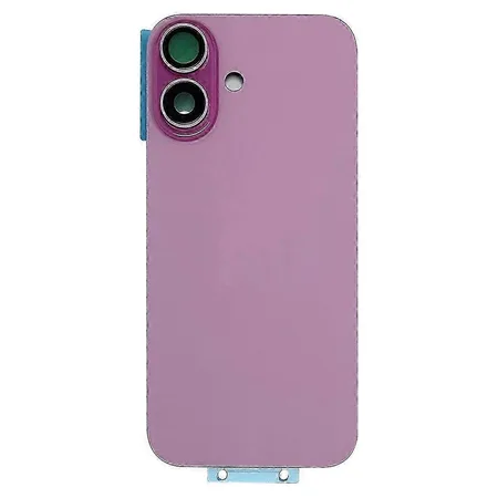 Replacement Battery Cover + Side Frame Compatible for iPhone 16 (1 pcs) – Pink