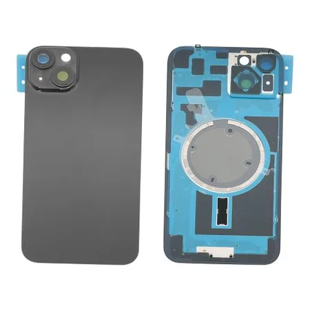 Replacement Battery Cover + Side Frame Compatible for iPhone 14 (1 pcs) – Black