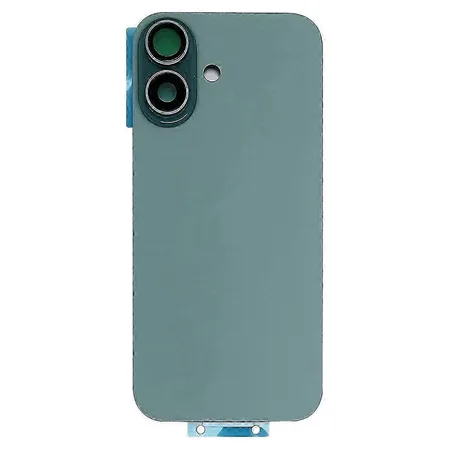 Replacement Battery Cover + Side Frame Compatible for iPhone 16 (1 pcs) – Green