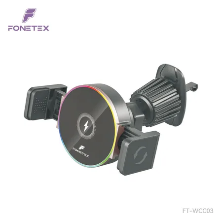 FoneTex Auto Oplader – Draadloos – Met Houder – FT-WCC03