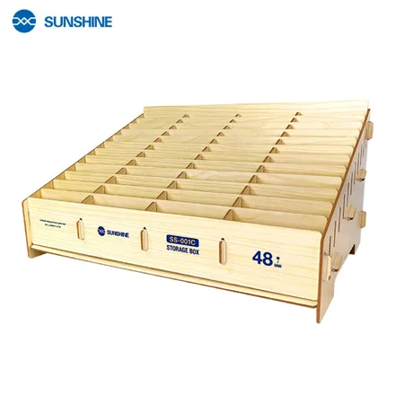 48-Grid Multifunctional Cell Phone Management Box – by Sunshine – SS-001C