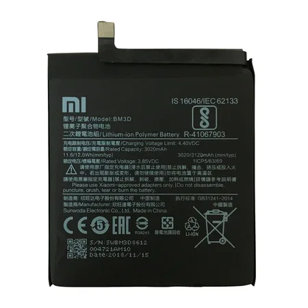 Xiaomi Mi 8 SE Replacement Battery BM3D – 3120mAh