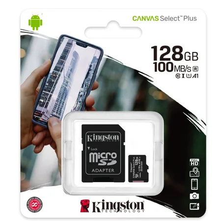 Kingston Canvas Select Plus microSD Card SDCS2 – 128GB