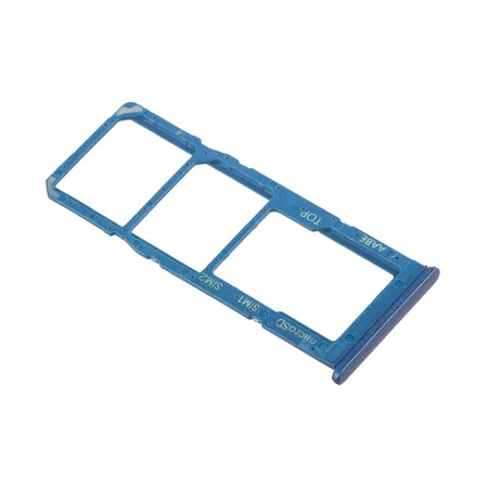 Samsung Galaxy A12 (A125F) Sim Card Holder + Memory Card Holder – Blue