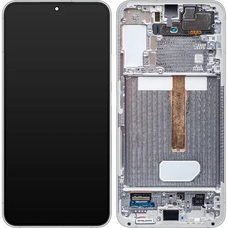 Samsung Galaxy S22 5G (SM-S901B) Display Complete GH82-27521B – Phantom White