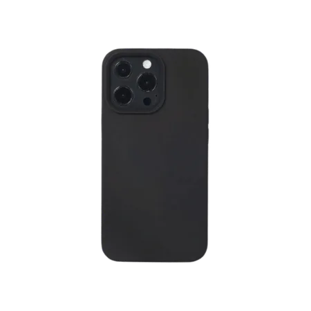 Dunne Soft Silicone Case For iPhone 14 Pro – Zwart