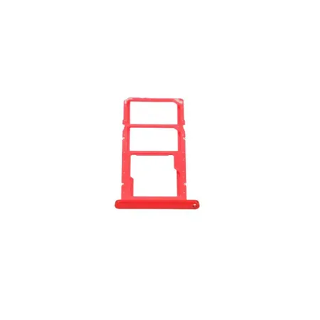 Samsung Galaxy A02s (A025F) Sim Card Holder + Memory Card Holder – Red