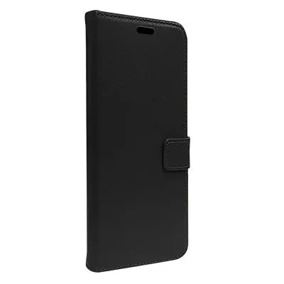 Samsung Galaxy S25 Ultra Book Case Black — PU Leather