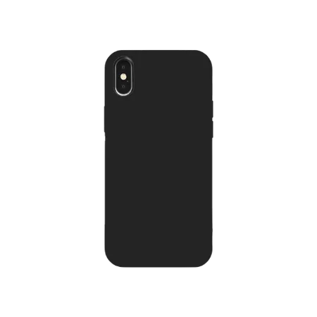 Dunne Soft Silicone Case For iPhone X/Xs – Zwart