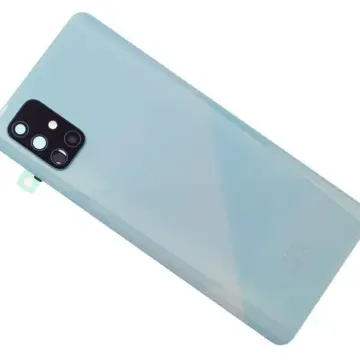 Samsung Galaxy A71 (SM-A715F) Battery Cover – Blue (with lens)