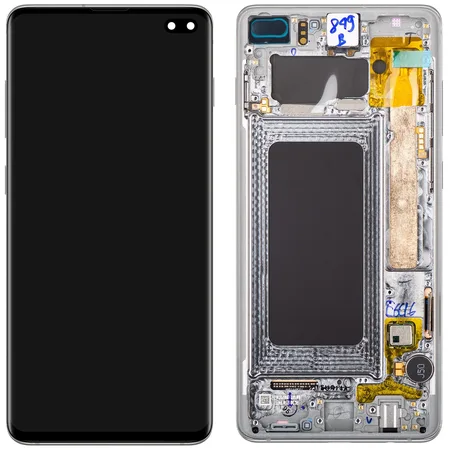 Samsung Galaxy S10 Plus SM-G975F (GH82-18849B) Display Complete – Prism White
