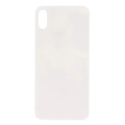 Replacement Battery Cover Compatible for iPhone X – White/Silver (5 pcs)