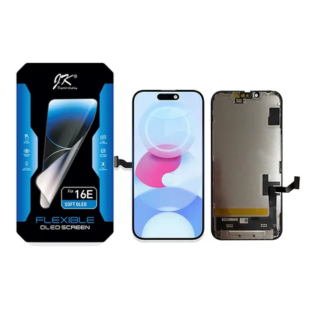 iPhone 16E Display + Digitizer Complete Black – JK Soft OLED