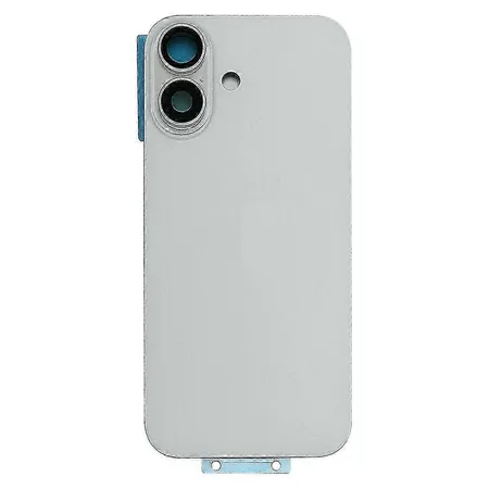 Replacement Battery Cover + Side Frame Compatible for iPhone 16 (1 pcs) – White