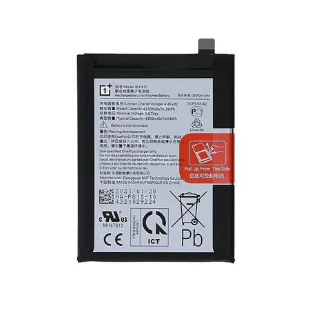For Oneplus Nord N10 5G (BE2029) Battery BLP815 – 4300 mAh