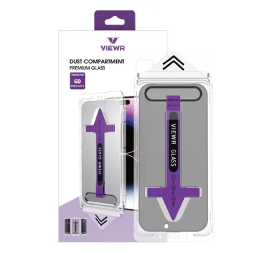Viewr Privacy Dust Free Tempered Glass For iPhone 13 / 13 Pro / 14
