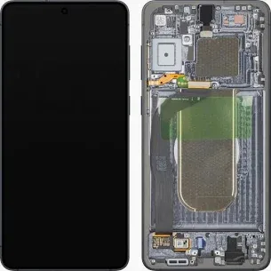 Samsung Galaxy S25 (S931B) Display And Digitizer With Frame Silver Pre-Assembled