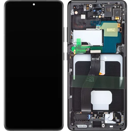 Samsung Galaxy S21 Ultra 5G (SM-G998B) (GH82-26035A/26036A) Display Complete – Phantom Black