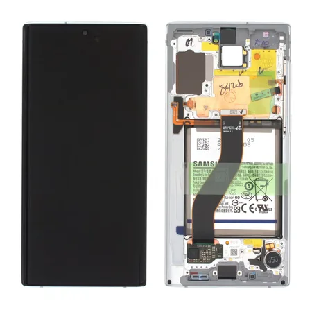 Samsung Galaxy Note 10 (N970F) Display Complete (GH82-20818B / GH82-20817B) – Aura White