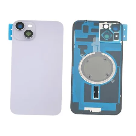 Replacement Battery Cover + Side Frame Compatible for iPhone 14 (1 pcs) – Purple