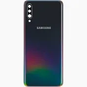 Samsung Galaxy A70s (A707F) Battery Cover – Black (With Camera Lens)