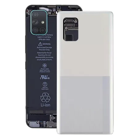 Samsung Galaxy A51 5G (SM-A516B) Battery Cover – Prism Cube White (with lens)