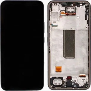 Samsung Galaxy S24 FE (S721B) Display And Digitizer With Frame Silver GH82-35848B Service Pack