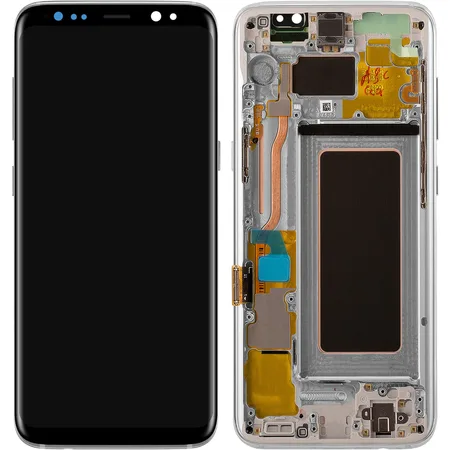 Samsung Galaxy S8 (G950F) (GH97-20457B) Display Complete + Frame – Arctic Silver