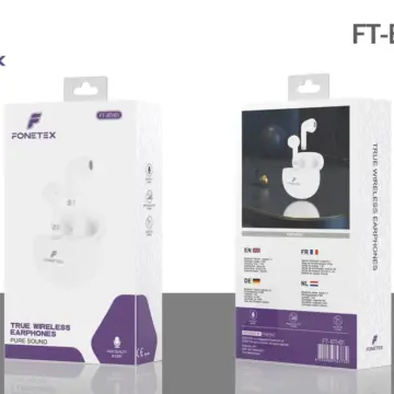 Wireless Headphones with Charging Case – White FT-BTH01