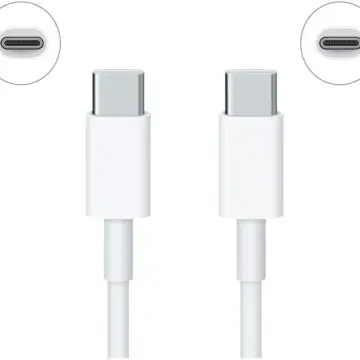USB-C to USB-C Charging Cable – White – BULK – 20 pcs. – 1 meter