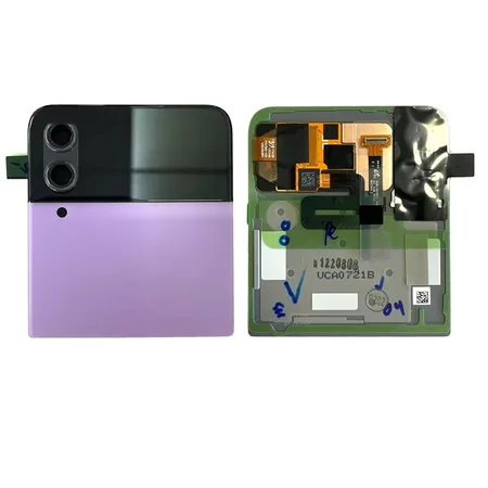 Samsung Galaxy Z Flip 4 (F721B) Battery Cover Up + Outer LCD display (GH97-27947B) – Bora Purple