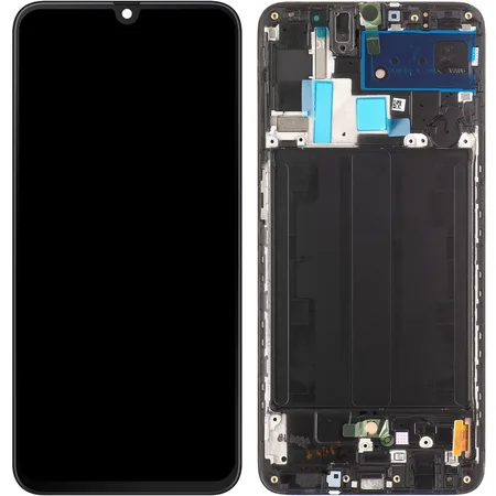 Samsung Galaxy A70 (A705F) Display + Digitizer (With Frame) (Soft OLED) – Black