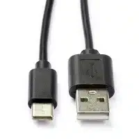 USB naar USB-C Charging Cable – Zwart – BULK – 10 pcs. – 1 Meter