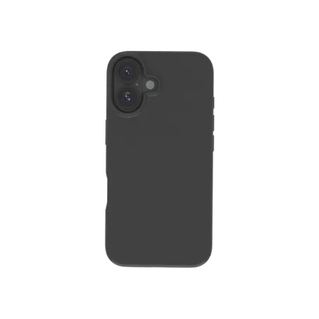Dunne Soft Silicone Case For iPhone 16 – Zwart