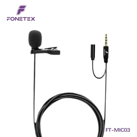 Wired Microphone with Aux In- and Output – FT-MIC03