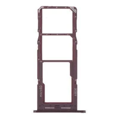Samsung Galaxy A24 4G (A245F) Sim + Memory Card Holder – Dark Red