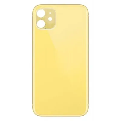 Replacement Battery Cover Compatible for iPhone 11 – Yellow (5 pcs)