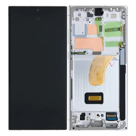 Samsung Galaxy S23 Ultra S918B Display And Digitizer With Frame Graphite, Red Pre-Assembled