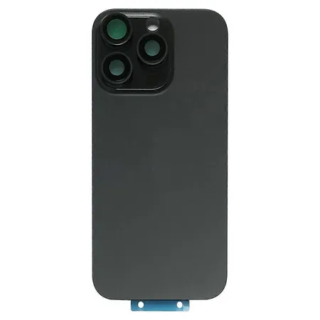 Replacement Battery Cover + Side Frame Compatible for iPhone 16 Pro (1 pcs) – Black