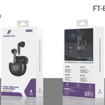 Wireless Headphones with Charging Case – Black FT-BTH01