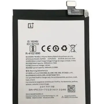 For OnePlus 3 (A3003)/ 3T (A3010) Premium Battery BLP633 – 3400 mAh
